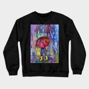 Red brolly Crewneck Sweatshirt